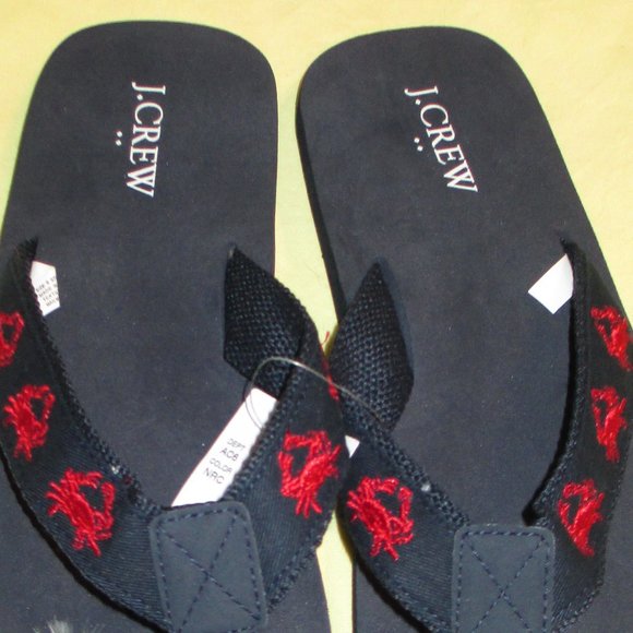 Brand New: J Crew "Crab" Flip Flop, Mens Size 8 - Picture 2 of 5